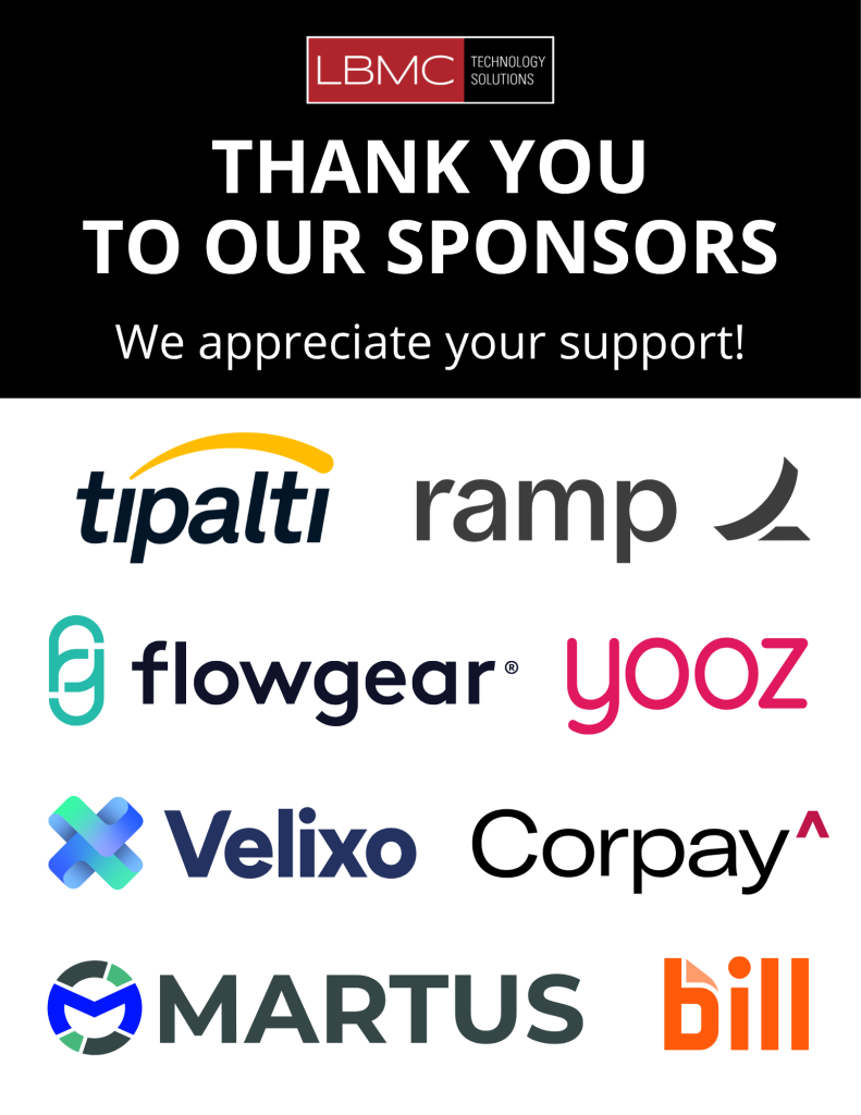 Sage Intacct Summit 2026 Sponsors